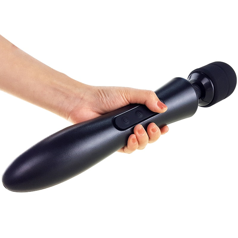 Huge Magic Wand Vibrators for Women. USB Charge Big AV Stick Female G Spot Massager Clitoris Stimulator Adult Sex Toys for Woman - buysextoyth