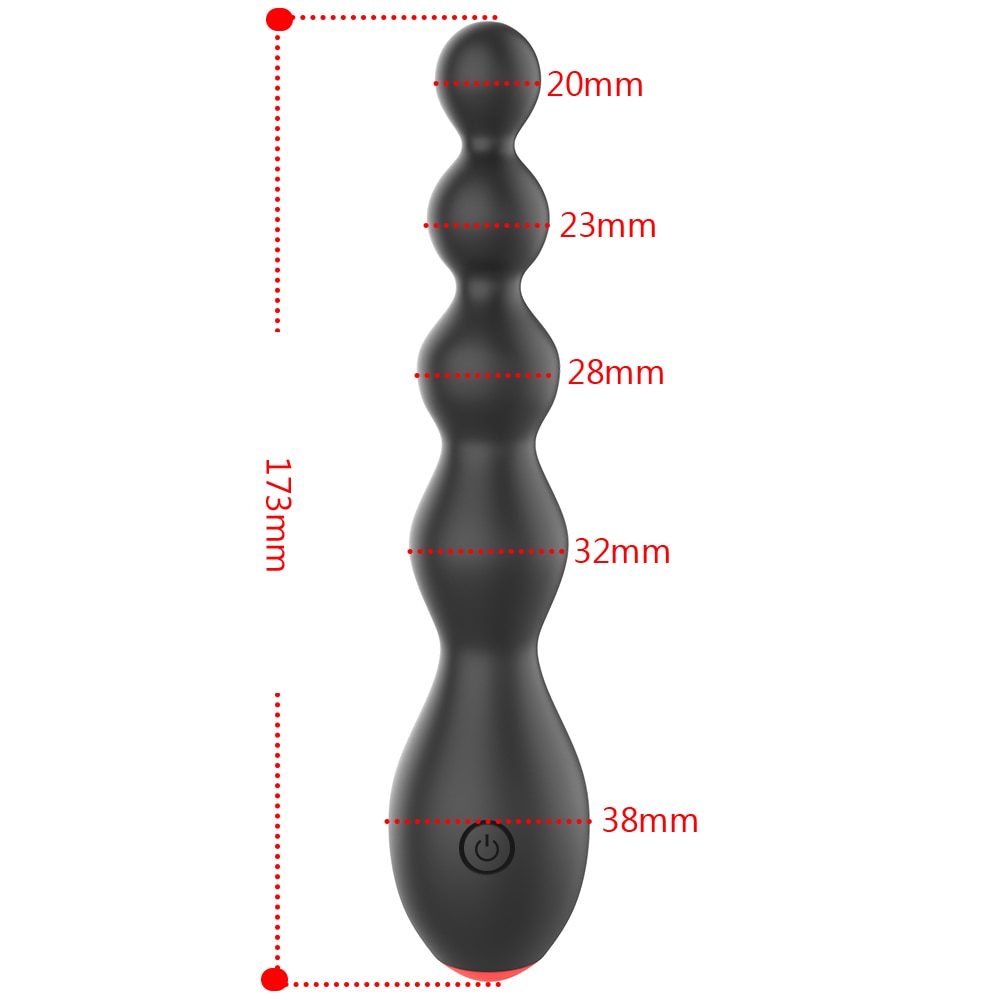 IKOKY 10 Speed  Vibrating Butt Plug Sex Toy for Women  Clitoris Stimulator Prostate Massager Erotic Anal Beads Vibrator - buysextoyth
