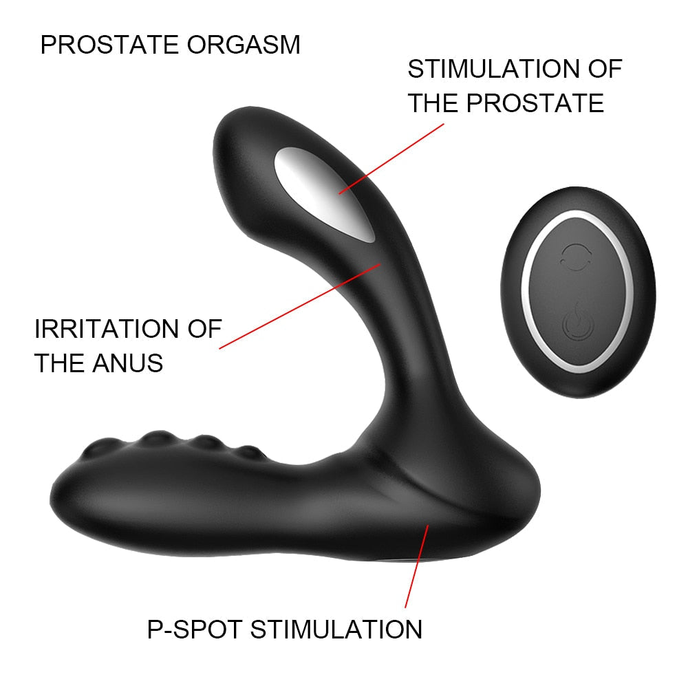 IKOKY 8 Speed Electric Shock Anal Dildo Vibrator Prostate Massager Perineum Stimulator Sex Toys for Men Women Gay Anal Butt Plug - buysextoyth