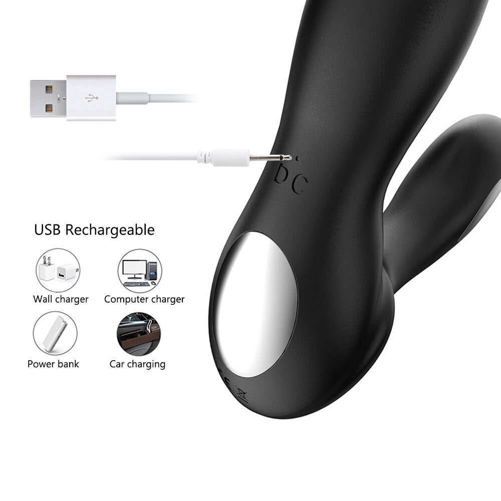 IKOKY 8 Speed Electric Shock Anal Dildo Vibrator Prostate Massager Perineum Stimulator Sex Toys for Men Women Gay Anal Butt Plug - buysextoyth