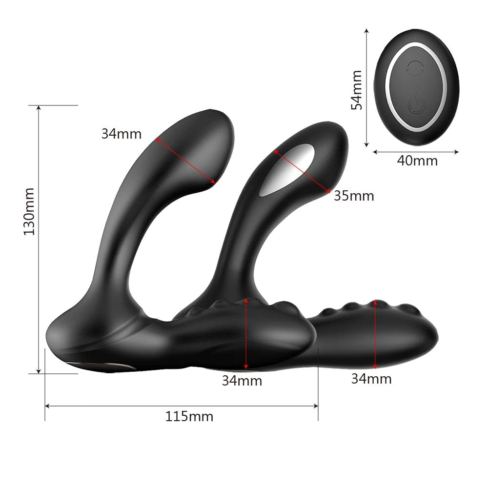 IKOKY 8 Speed Electric Shock Anal Dildo Vibrator Prostate Massager Perineum Stimulator Sex Toys for Men Women Gay Anal Butt Plug - buysextoyth