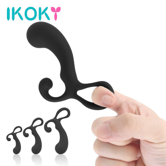 IKOKY Anal Plug Training Set Butt Plugs 3 Size Mini Dildo Prostate Massager Sex Toys for Woman Male Beginner Silicone Sex Shop - buysextoyth