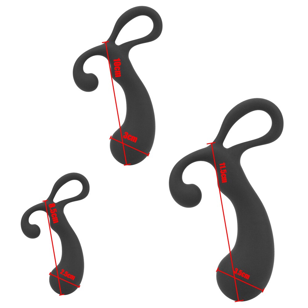 IKOKY Anal Plug Training Set Butt Plugs 3 Size Mini Dildo Prostate Massager Sex Toys for Woman Male Beginner Silicone Sex Shop - buysextoyth