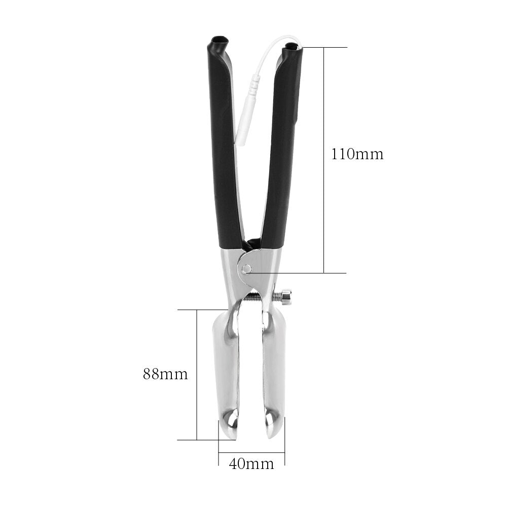 IKOKY Electric Shock Anal Expander Anal Speculum Vaginal Dilator Medical Themed Toys Sex Toys for Women Stainless Steel - buysextoyth