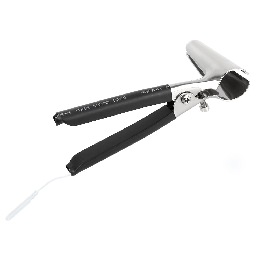 IKOKY Electric Shock Anal Expander Anal Speculum Vaginal Dilator Medical Themed Toys Sex Toys for Women Stainless Steel - buysextoyth