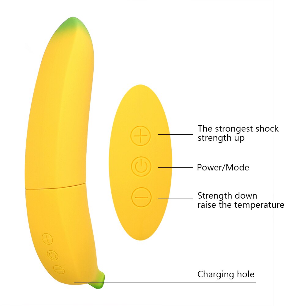 Female Masturbator Realistic Dildo Banana Vibrator Sex Toys for Women 7 Speed G-spot Vagina Stimulator - buysextoyth
