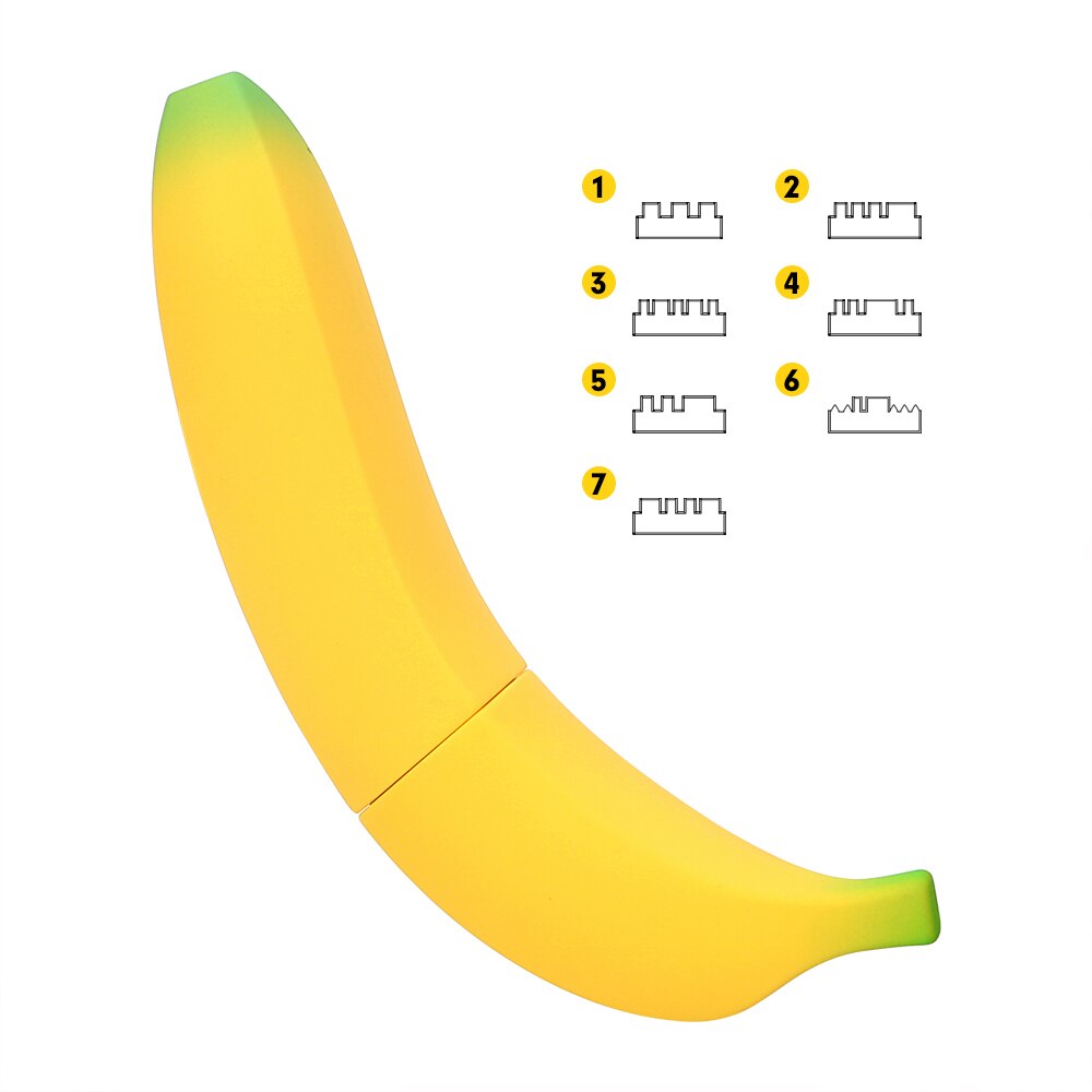 Female Masturbator Realistic Dildo Banana Vibrator Sex Toys for Women 7 Speed G-spot Vagina Stimulator - buysextoyth