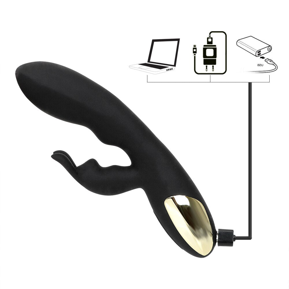 IKOKY Sex Toys for Women Rabbit Vibrator Clitoris Stimulator G-spot Silicone Adult Product - buysextoyth