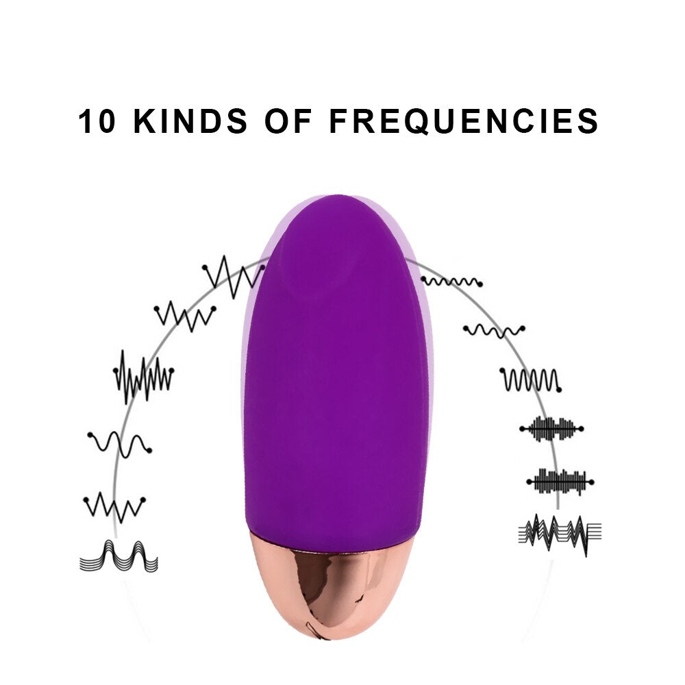 IKOKY Vibrating Egg 10 Speed Vibrator G-spot Massage Clitoris Vagina Stimulator Sex Toys for Women Adult Products Waterproof - buysextoyth