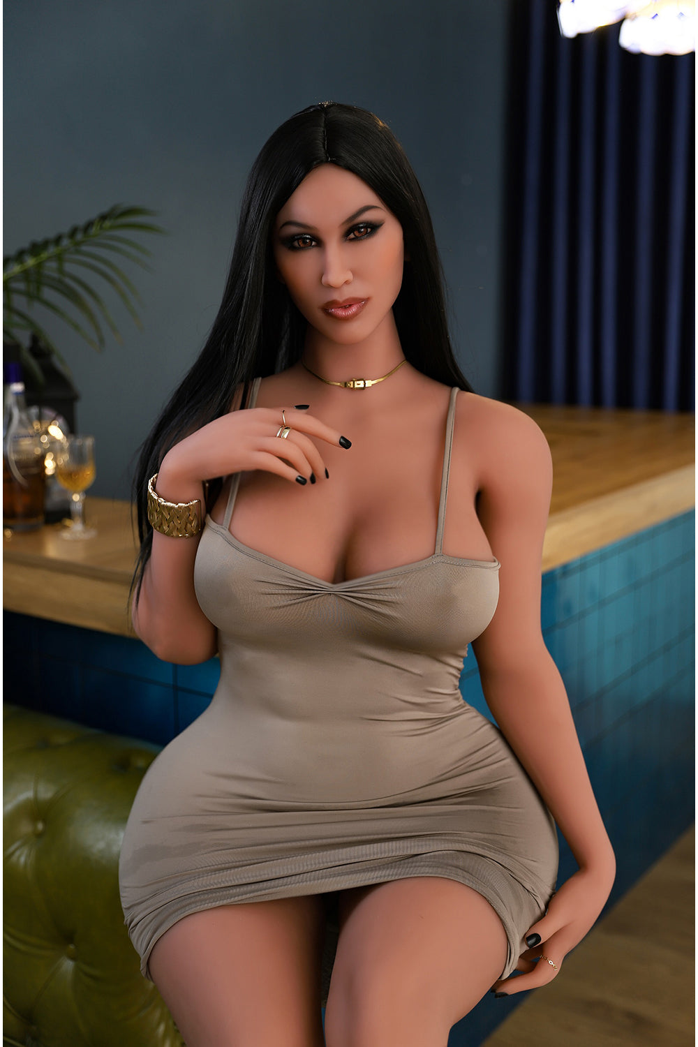 6YE Giada 157cm TPE Big Boobs And Big Ass Latina Realistic Sex Doll NO.1061 - buysextoyth
