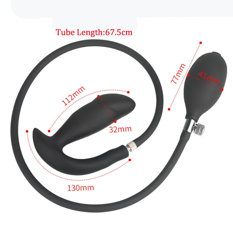 Inflatable 250MM Super Large Silicone Anus Dilator Anal Plug Dildo Pump Women Sex Toys Butt Vagina Stimulate Prostate Massage 18 - buysextoyth