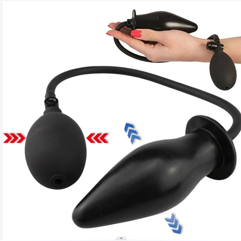 Inflatable Anal Plug ชาย Sissy เริ่มต้น Butt Plug ชุด Dildo Anal ปั๊มผู้ใหญ่อุปกรณ์เซ็กซ์ทอยสำหรับผู้หญิงผู้ชายเกย์ I122W - buysextoyth