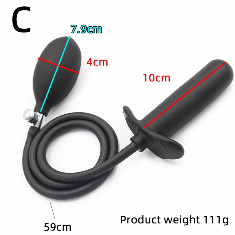 Inflatable Anal Plug ชาย Sissy เริ่มต้น Butt Plug ชุด Dildo Anal ปั๊มผู้ใหญ่อุปกรณ์เซ็กซ์ทอยสำหรับผู้หญิงผู้ชายเกย์ I122W - buysextoyth