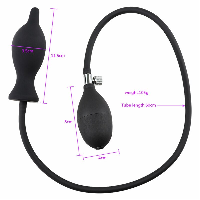 Inflatable Anal Plug ชาย Sissy เริ่มต้น Butt Plug ชุด Dildo Anal ปั๊มผู้ใหญ่อุปกรณ์เซ็กซ์ทอยสำหรับผู้หญิงผู้ชายเกย์ I122W - buysextoyth