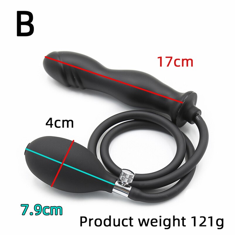 Inflatable Anal Plug ชาย Sissy เริ่มต้น Butt Plug ชุด Dildo Anal ปั๊มผู้ใหญ่อุปกรณ์เซ็กซ์ทอยสำหรับผู้หญิงผู้ชายเกย์ I122W - buysextoyth