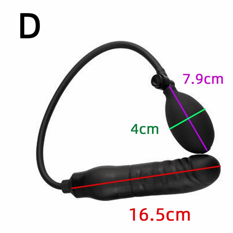 Inflatable Anal Plug ชาย Sissy เริ่มต้น Butt Plug ชุด Dildo Anal ปั๊มผู้ใหญ่อุปกรณ์เซ็กซ์ทอยสำหรับผู้หญิงผู้ชายเกย์ I122W - buysextoyth