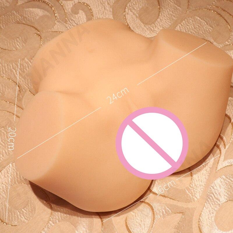 Japan Erotic actress Artificial 2KG Sexy Big Ass Real vagina anal dual channel Anal sex pussy sex toys for men masturbators - buysextoyth
