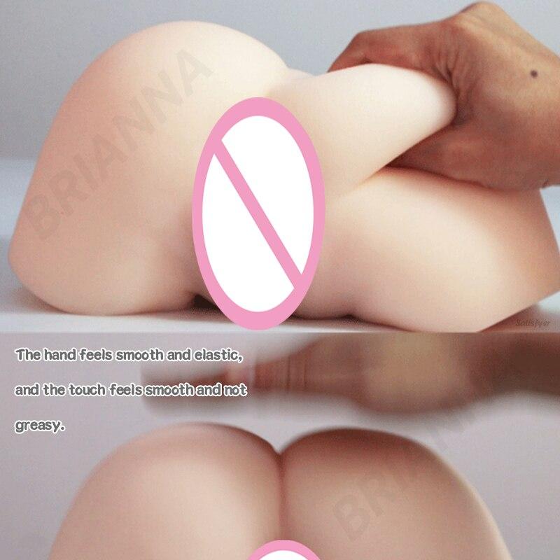 Japan Erotic actress Artificial 2KG Sexy Big Ass Real vagina anal dual channel Anal sex pussy sex toys for men masturbators - buysextoyth