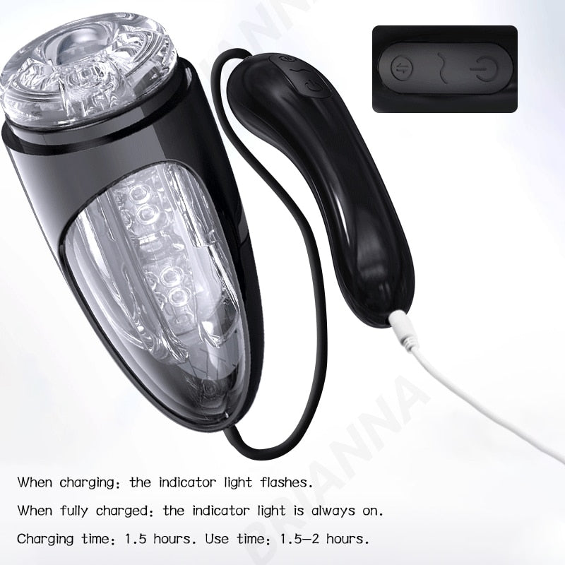 Japanese ชาย Masturbator 18ช่องคลอดดูดชาย Vibrator Ejaculation Exerciser สำเร็จความใคร่คัพเพศของเล่นสำหรับผู้ชาย Masturbators - buysextoyth