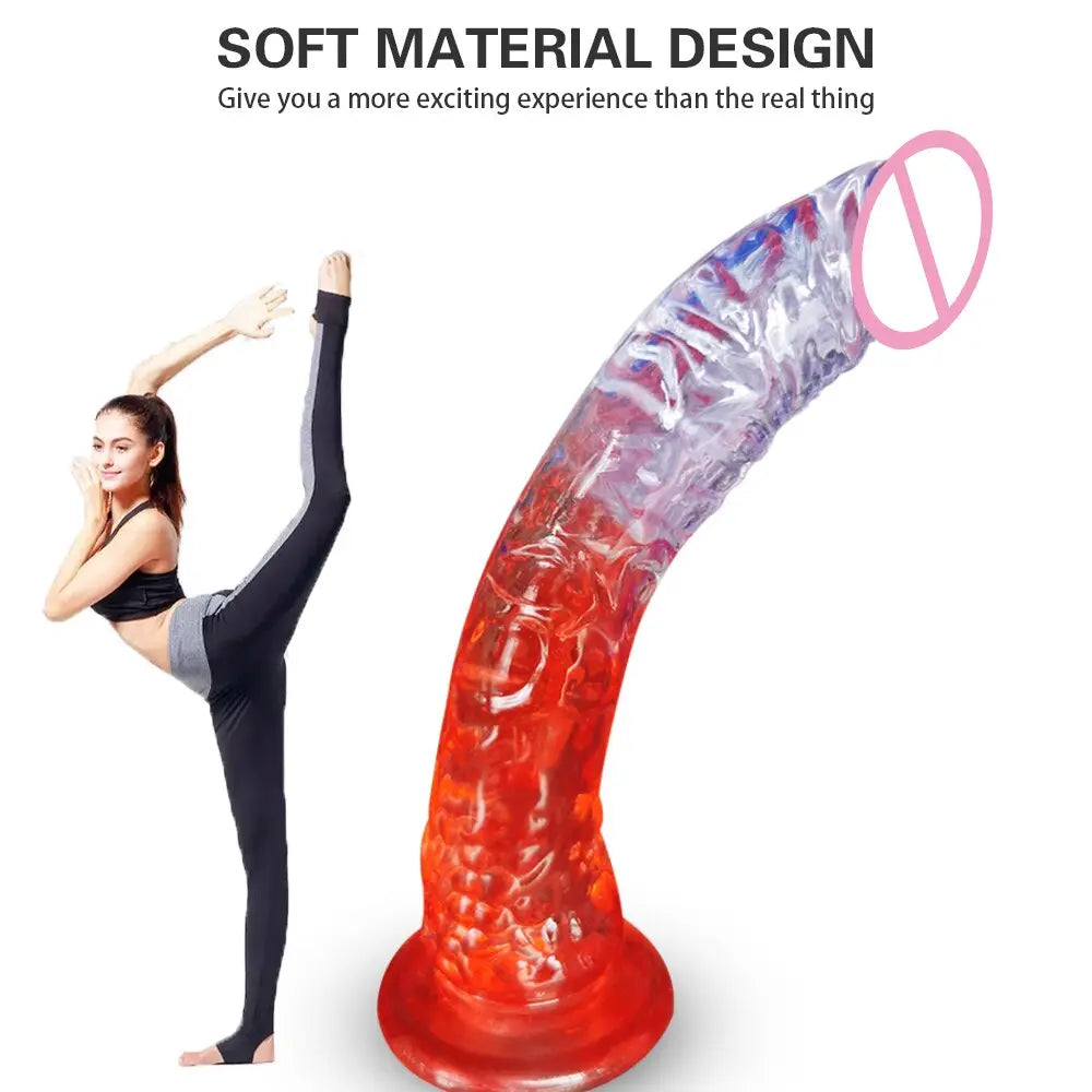 ดูดแรงสูงถ้วย Jelly Big จริง Dildo ขนาดใหญ่ Penis Dick Anal หญิงเซ็กซี่ผลิตภัณฑ์เซ็กซ์ทอยสำหรับผู้หญิงผู้ใหญ่18ผู้ชาย Sexyshop - buysextoyth