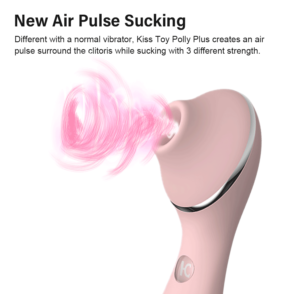 KISTOY Polly Plus 2ใน1เครื่องทำความร้อน Vibrator Clitoris ดูด G จุดกระตุ้น Vibrating Dildo เซ็กซ์ทอยสำหรับสตรี - buysextoyth
