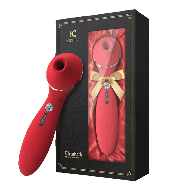 KISTOY Polly Plus 2ใน1เครื่องทำความร้อน Vibrator Clitoris ดูด G จุดกระตุ้น Vibrating Dildo เซ็กซ์ทอยสำหรับสตรี - buysextoyth