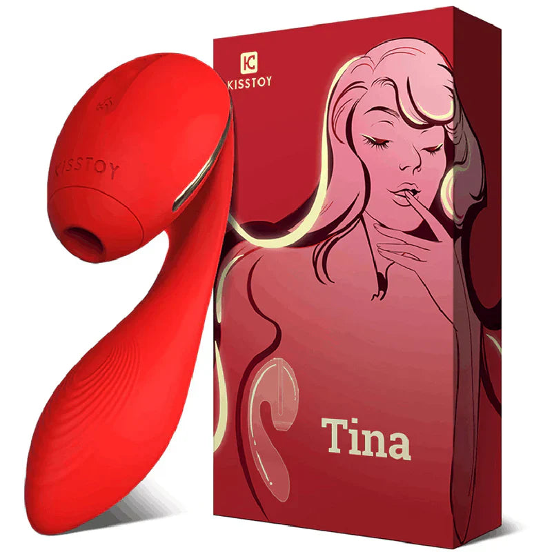 KISTOY Tina สวมใส่ Sucking Vibrator ความร้อน G จุดกระตุ้นที่มีประสิทธิภาพ Clitoris Sucker เซ็กซ์ทอยสำหรับสตรี - buysextoyth