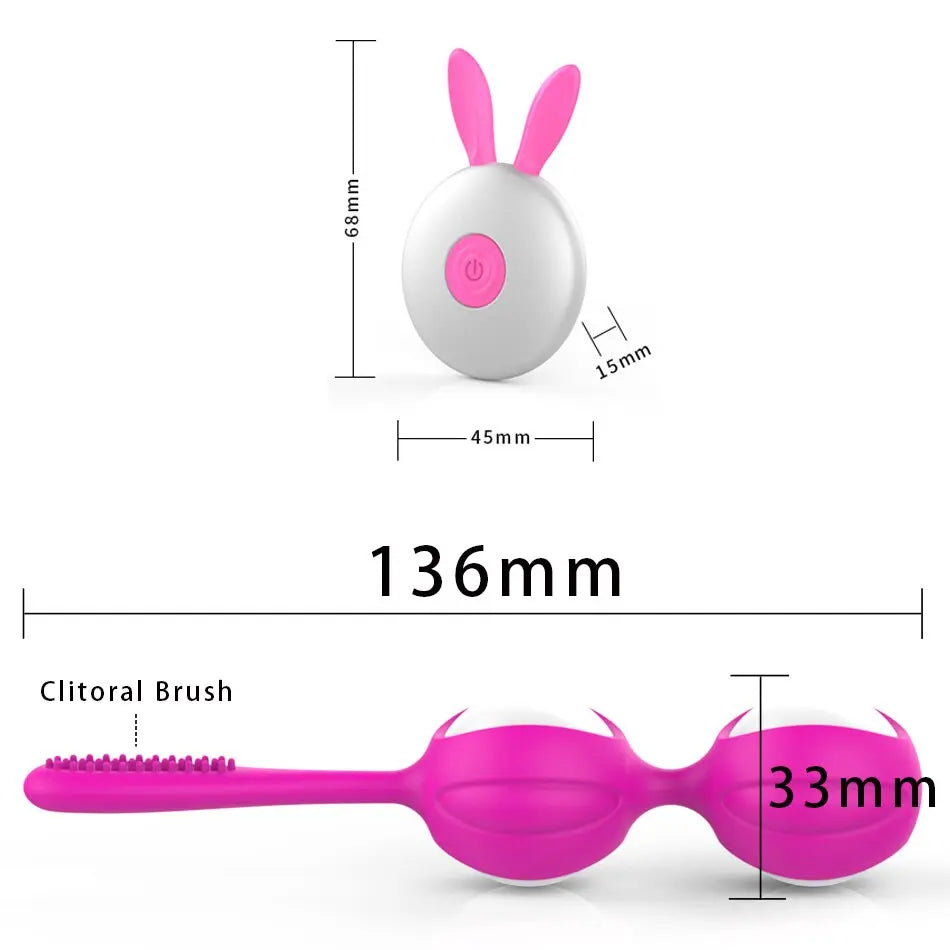 รีโมทคอนโทรล Kegel จำลอง Ben 10 Wa ช่องคลอดไข่ Vibrator Intimate ผลิตภัณฑ์เซ็กซ์ทอยสำหรับผู้หญิงผู้ใหญ่ผู้หญิงช่องคลอด - buysextoyth