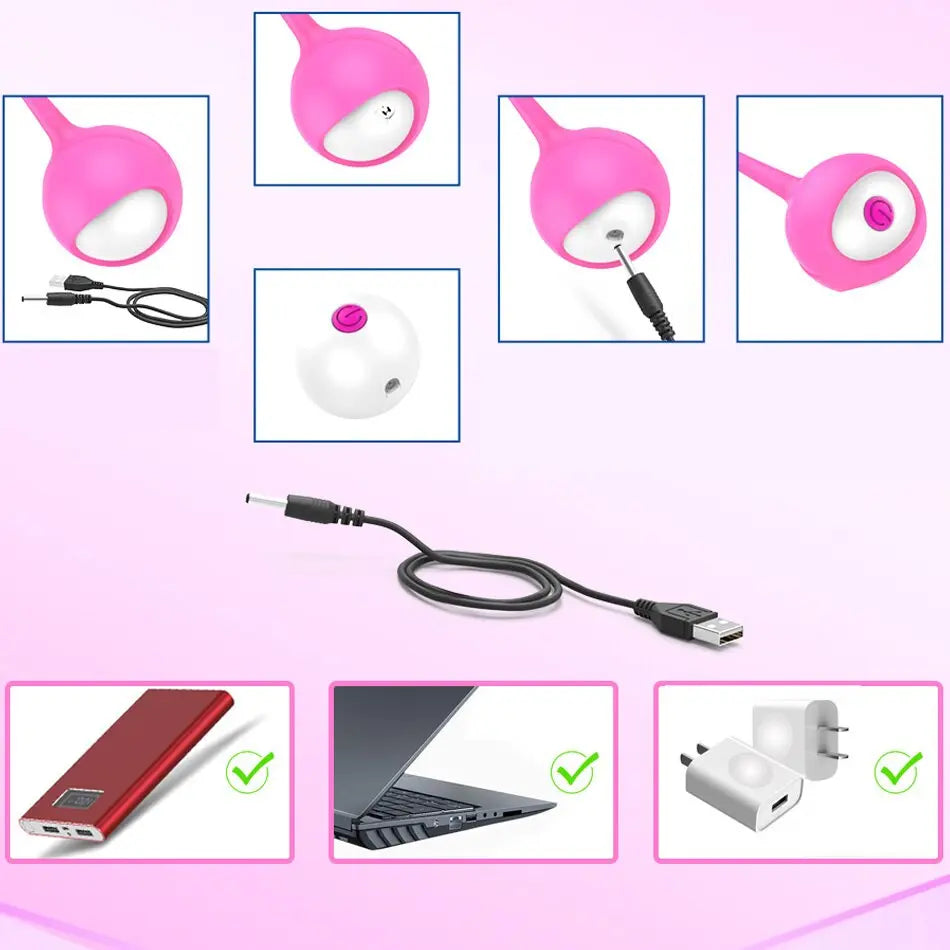 รีโมทคอนโทรล Kegel จำลอง Ben 10 Wa ช่องคลอดไข่ Vibrator Intimate ผลิตภัณฑ์เซ็กซ์ทอยสำหรับผู้หญิงผู้ใหญ่ผู้หญิงช่องคลอด - buysextoyth