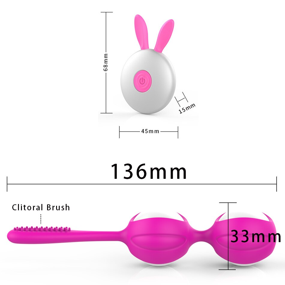 รีโมทคอนโทรล Kegel จำลอง Ben 10 Wa ช่องคลอดไข่ Vibrator Intimate ผลิตภัณฑ์เซ็กซ์ทอยสำหรับผู้หญิงผู้ใหญ่ผู้หญิงช่องคลอด - buysextoyth