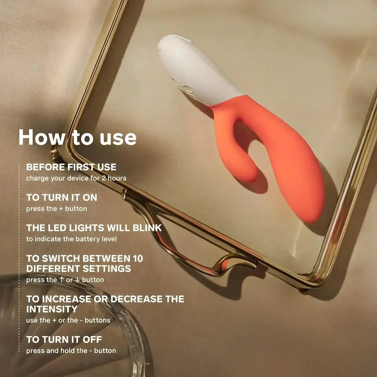 LELO INA 3 G Spot Rabbit Vibrator Clitoral Rabbit Vibrador for Women Rabbit Sex Toy for Women with 10 Vibrating Modes.Adult Toys - buysextoyth