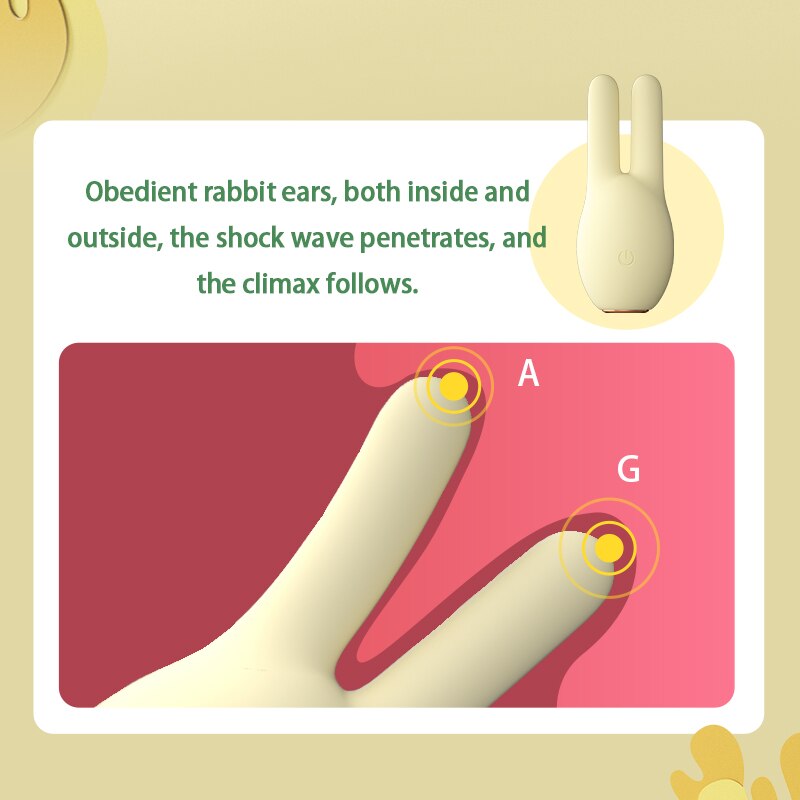 กระต่าย Vibrator G-Spot Masssage ของเล่นสำหรับหัวนมผู้หญิง Clamp Clitoris Vagina Stimulator หญิง Masturbator - buysextoyth