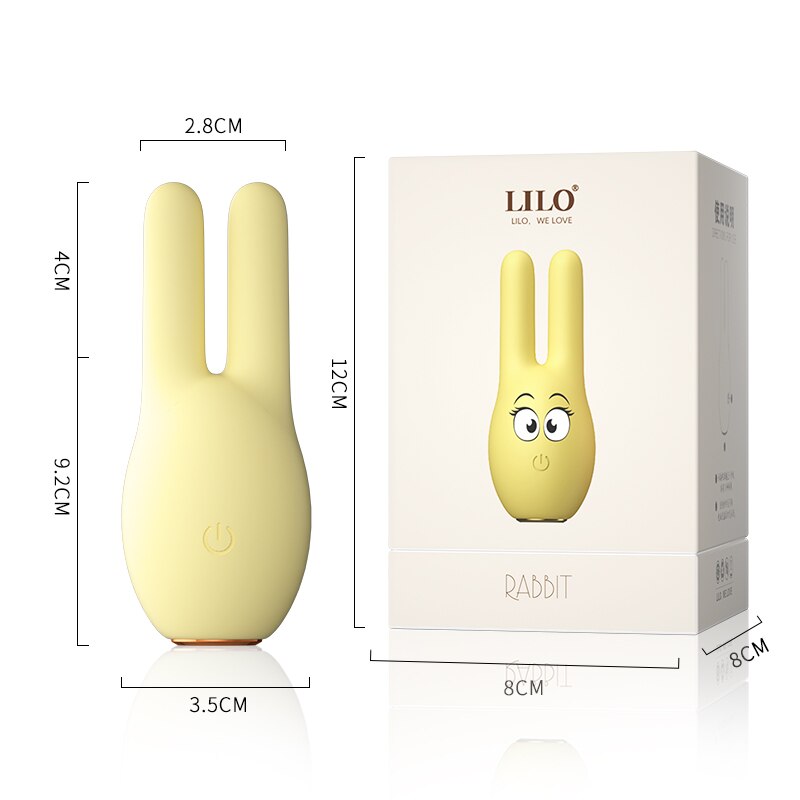 กระต่าย Vibrator G-Spot Masssage ของเล่นสำหรับหัวนมผู้หญิง Clamp Clitoris Vagina Stimulator หญิง Masturbator - buysextoyth