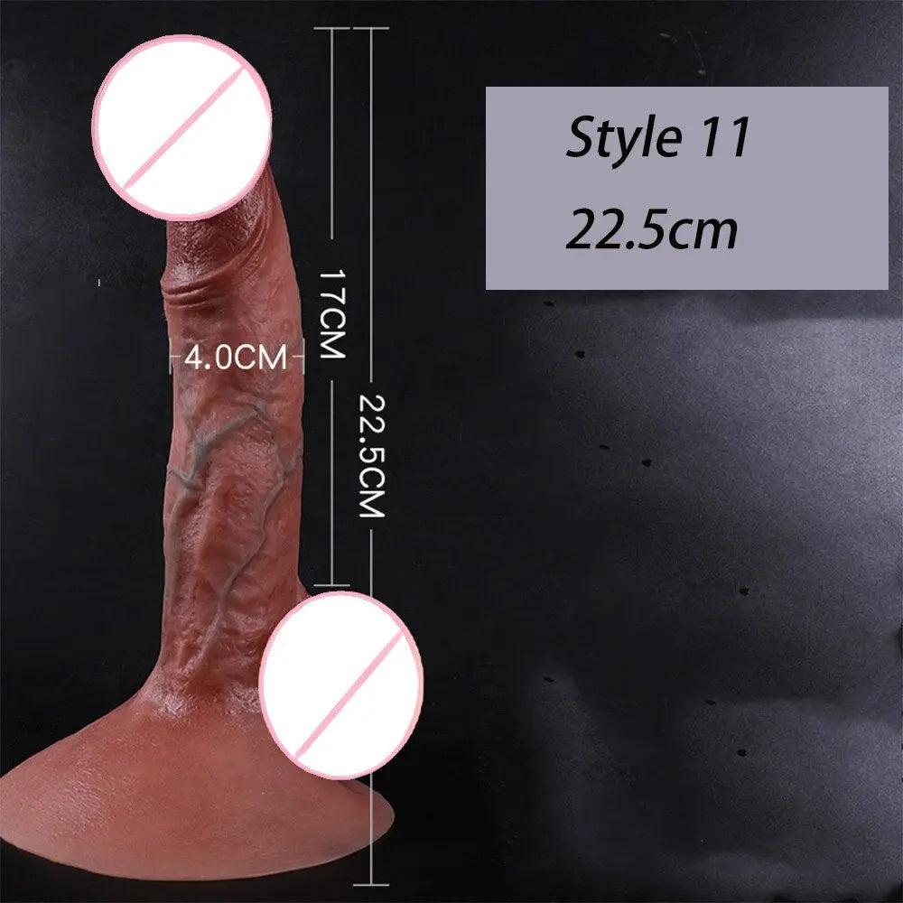 สมจริง Penis ขนาดใหญ่ Dildos พร้อมถ้วยดูดสำหรับผู้หญิงเลสเบี้ยนของเล่น Big ปลอม Dick ซิลิโคนสำเร็จความใคร่ผู้ใหญ่เพศผลิตภัณฑ์ - buysextoyth