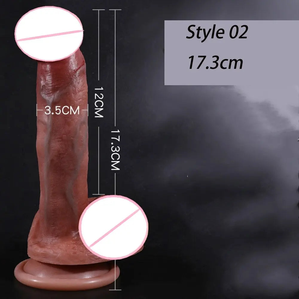 สมจริง Penis ขนาดใหญ่ Dildos พร้อมถ้วยดูดสำหรับผู้หญิงเลสเบี้ยนของเล่น Big ปลอม Dick ซิลิโคนสำเร็จความใคร่ผู้ใหญ่เพศผลิตภัณฑ์ - buysextoyth