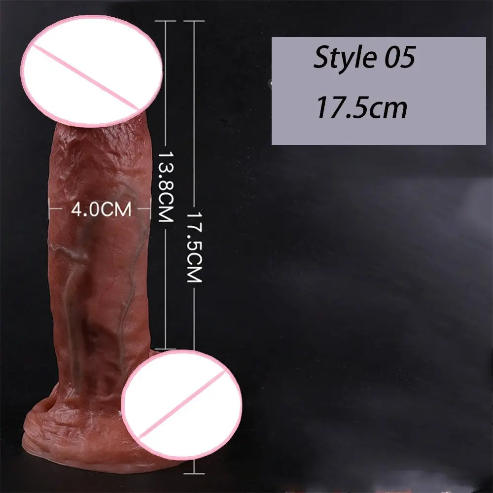 สมจริง Penis ขนาดใหญ่ Dildos พร้อมถ้วยดูดสำหรับผู้หญิงเลสเบี้ยนของเล่น Big ปลอม Dick ซิลิโคนสำเร็จความใคร่ผู้ใหญ่เพศผลิตภัณฑ์ - buysextoyth