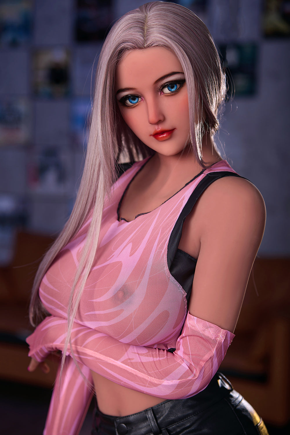 Kinsley 165cm Head TPE Big Boobs Full Body Hot American Girl Sex Doll NO.1055 - buysextoyth