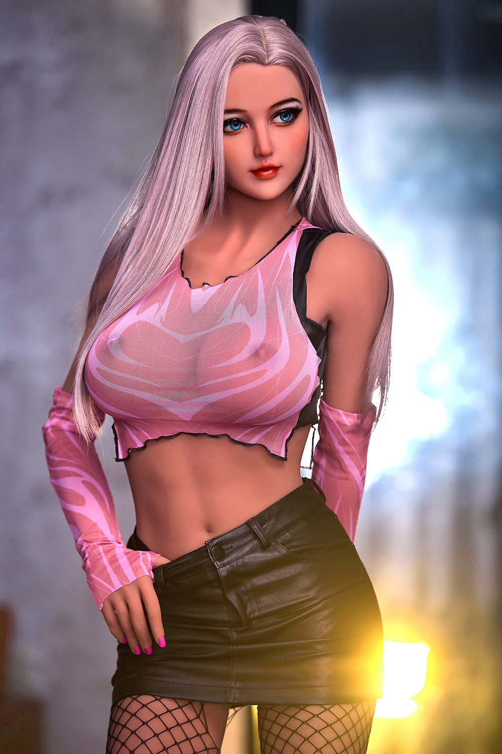 Kinsley 165cm Head TPE Big Boobs Full Body Hot American Girl Sex Doll NO.1055 - buysextoyth