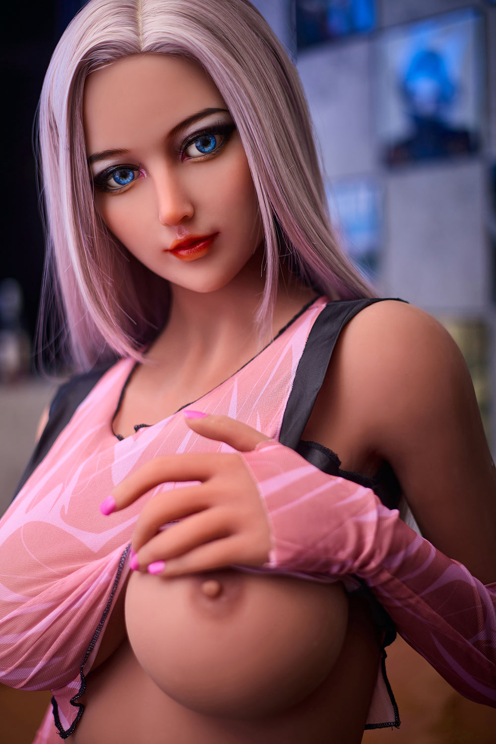 Kinsley 165cm Head TPE Big Boobs Full Body Hot American Girl Sex Doll NO.1055 - buysextoyth