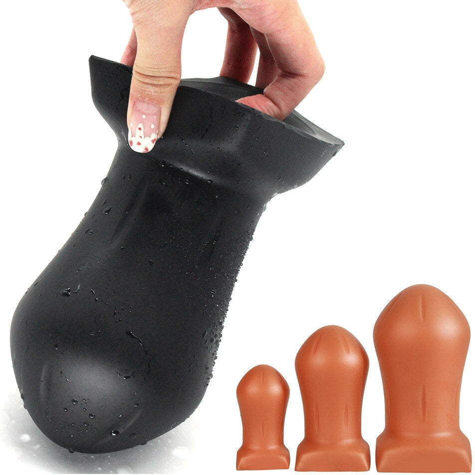 Latest Super Huge Anal Plug Soft Butt Plug Beads Ass Expansion Stimulator Big Anus Egg Dildo Masturbator Sex Toys for Women Man - buysextoyth
