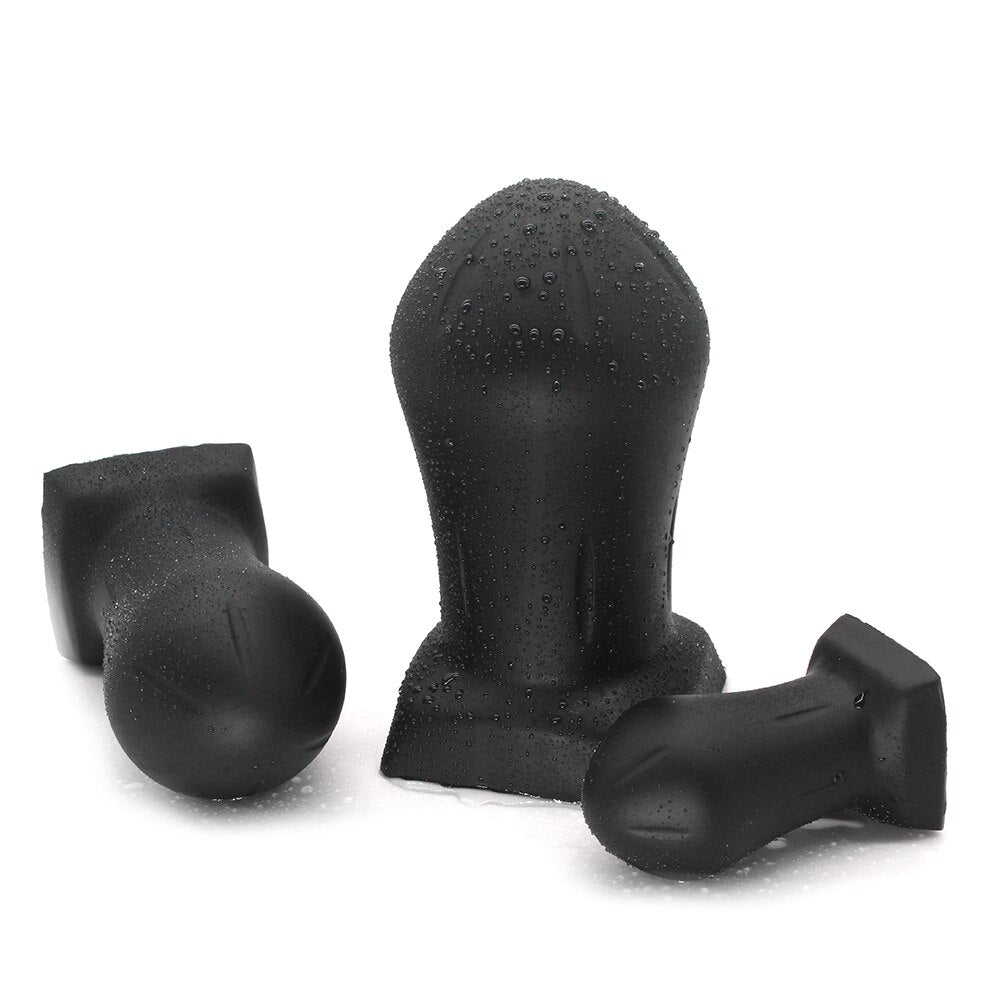 Latest Super Huge Anal Plug Soft Butt Plug Beads Ass Expansion Stimulator Big Anus Egg Dildo Masturbator Sex Toys for Women Man - buysextoyth