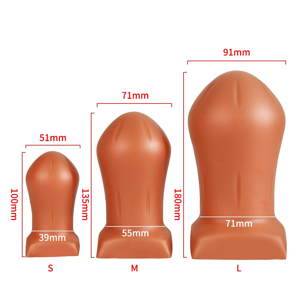 Latest Super Huge Anal Plug Soft Butt Plug Beads Ass Expansion Stimulator Big Anus Egg Dildo Masturbator Sex Toys for Women Man - buysextoyth