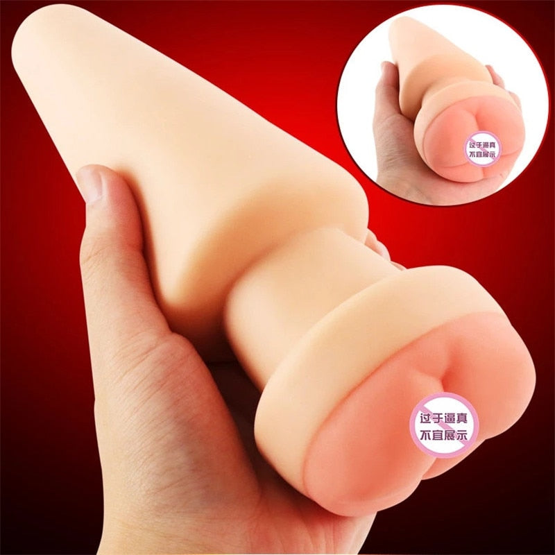 Latest Sex Shop Huge Buttocks Plug Anal Dildo Adult Toy Male Masturbation Cat Butt Big Anal Plug Lesbian Anal Sex Toy - buysextoyth