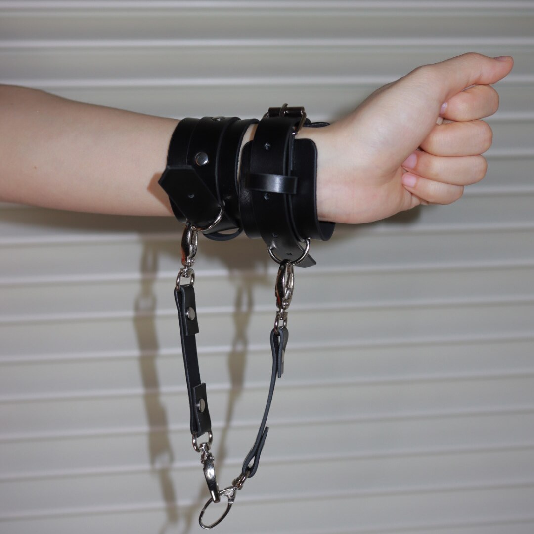 Leather Bra with Chest Sexy Harness Cage Leather Top Suspenders Body Sexy Strap Fetish Wear Bondage Bdsm Kit Mature Sex Toys - buysextoyth