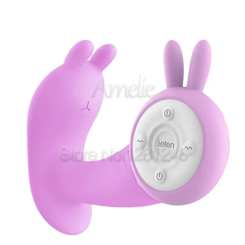Leten 10 Speeds Heating Vibrator Clitoris G-spot Massager Remote Control Vibrator Wireless Strap on Panties Sex Toys for Women - buysextoyth