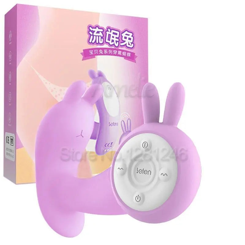 Leten 10 Speeds Heating Vibrator Clitoris G-spot Massager Remote Control Vibrator Wireless Strap on Panties Sex Toys for Women - buysextoyth
