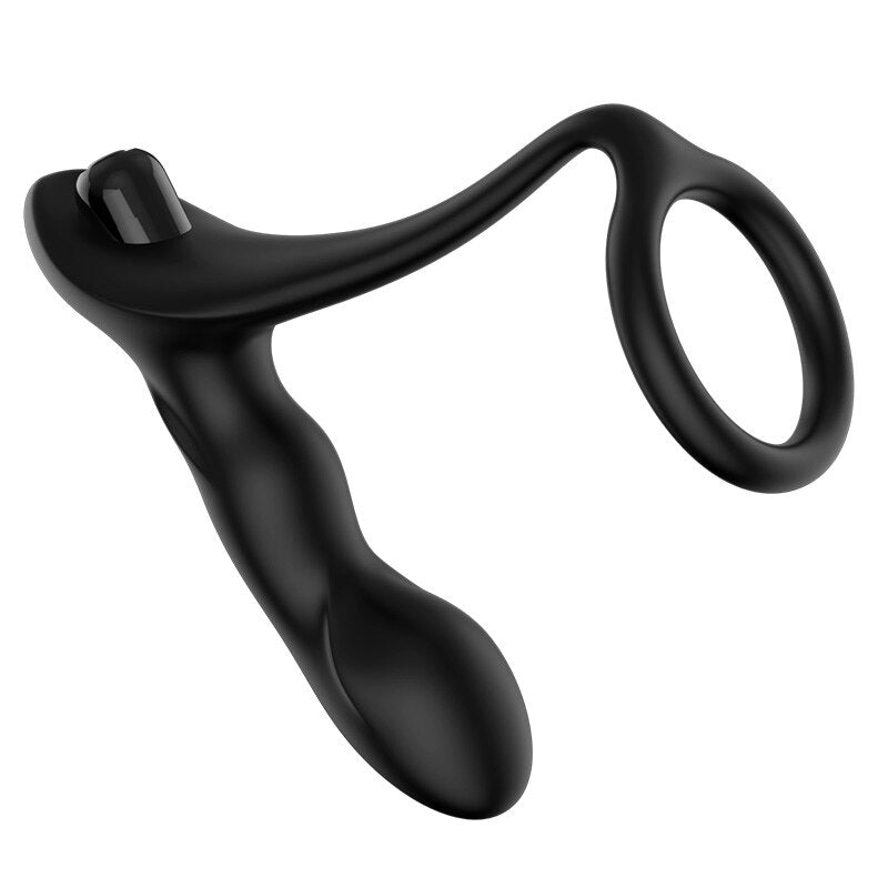 Leten 10 Speeds Silicone Prostate Massager Anal Plug Vibrator Sex Toys for Men Women Guys Soft Anal Beads Adult Sex Products - buysextoyth