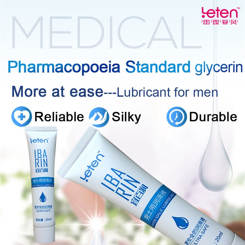 Leten 20ML Anal Lubricant for Sex Water Based Lubricant Personal Lubricant Sexual Massage Oil Sex Lube . Adult Sex Products - buysextoyth