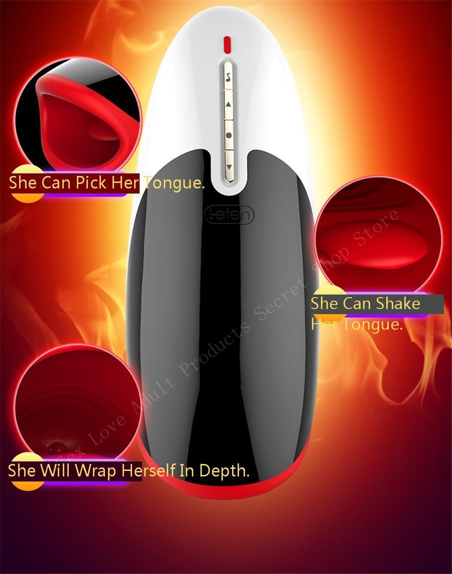 Leten 3 Speed 7 Mode Vibrating Pussy Blowjob Heating Deep Throat Male Masturbator Oral Masturbation Cup Sex Machine Sexy Toys. - buysextoyth