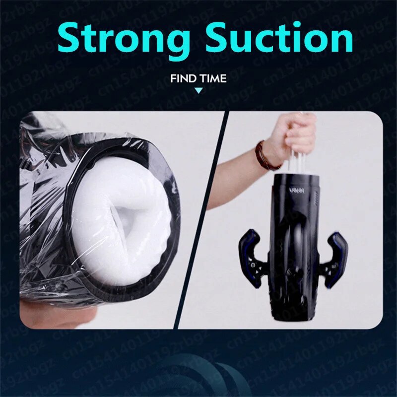 Leten เครื่อง3D ช่องคลอดสำหรับผู้ชาย. เซ็กซ์ทอยอัตโนมัติแบบยืดหดได้10โหมด - buysextoyth